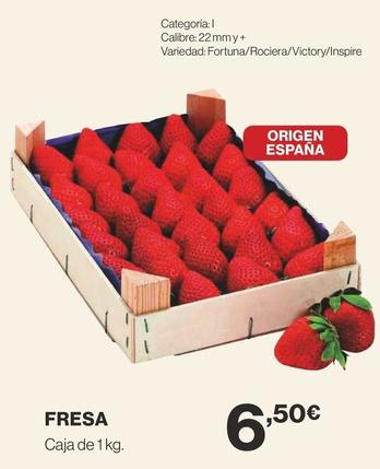 Oferta de Fresas por 6,5€ en Supercor