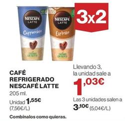 Oferta de Nescafé - Latte Café Refrigerado por 1,55€ en Supercor