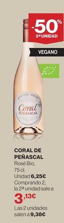 Oferta de Coral De Peñascal - Rosé Bio por 6,25€ en Supercor
