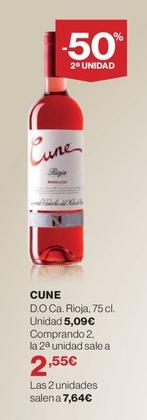 Oferta de Cune - D.O. Ca. Rioja por 5,09€ en Supercor