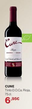 Oferta de Cune - Tinto D.O.Ca. Rioja por 6,95€ en Supercor
