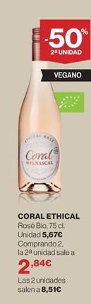 Oferta de Coral Ethical - Rose Bio por 5,67€ en Supercor