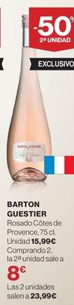 Oferta de Barton Guestier - Rosado Côtes De Provence por 15,99€ en Supercor