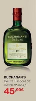 Oferta de Buchanan's - Deluxe. Escocés De Mezcla 12 Años por 45,99€ en Supercor