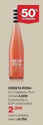 Oferta de Cresta Rosa - D.O. Cataluña por 4,5€ en Supercor