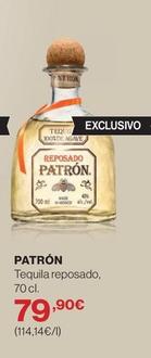 Oferta de Patrón - Tequila Reposado por 79,9€ en Supercor