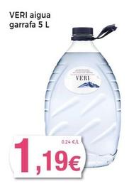 Oferta de Veri - Aigua Garrafa por 1,19€ en Keisy