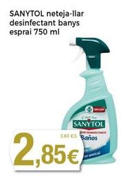 Oferta de Sanytol - Neteja-llar Desinfectant Banys Esprai por 2,85€ en Keisy