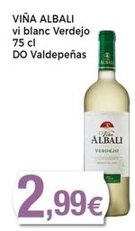 Oferta de Viña Albali - Vi Blanc Verdejo Do Valdepeñas por 2,99€ en Keisy