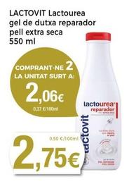 Oferta de Lactovit - Lactourea Gel De Dutxa Reparador Pell Extra Seca por 2,75€ en Keisy
