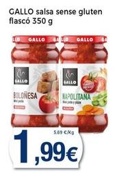 Oferta de Gallo - Salsa Sense Gluten Flascó por 1,99€ en Keisy