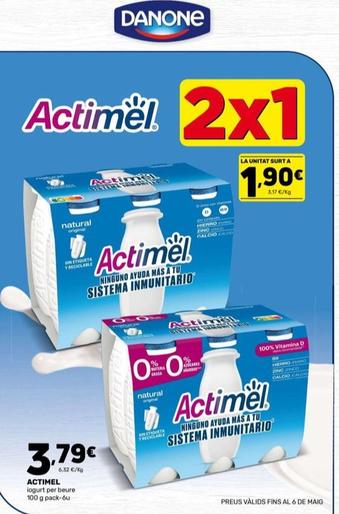 Oferta de Actimel - Iogurt Per Beure por 3,79€ en Keisy