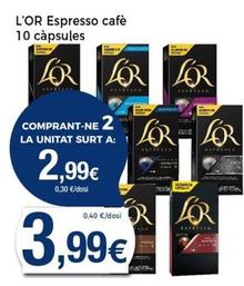 Oferta de L'or - Espresso Cafe por 3,99€ en Keisy