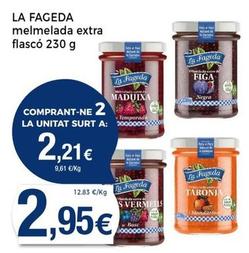 Oferta de La Fageda - Mermelada Extra Flasco por 2,95€ en Keisy