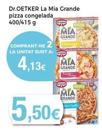 Oferta de Dr Oetker - La Mia Grande Pizza Congelada por 5,5€ en Keisy