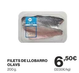 Oferta de FILETS DE LLOBARRO OLAVS  por 6,5€ en Supercor Exprés