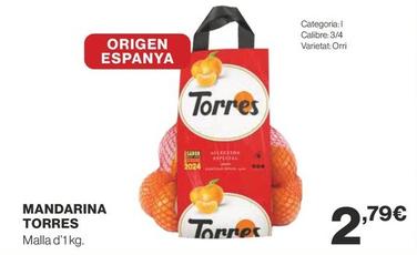 Oferta de Torres - Mandarinas por 2,79€ en Supercor Exprés