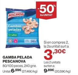 Oferta de Pescanova - Gamba Pelada por 6,59€ en Supercor Exprés