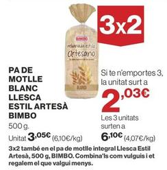 Oferta de Pan de molde por 3,05€ en Supercor Exprés