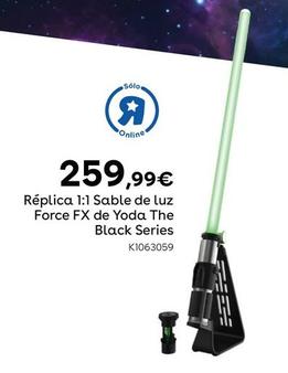 Oferta de Star Wars - Replica 1:1 Sable De Luz Force FX De Yoda The Black Series por 259,99€ en ToysRus
