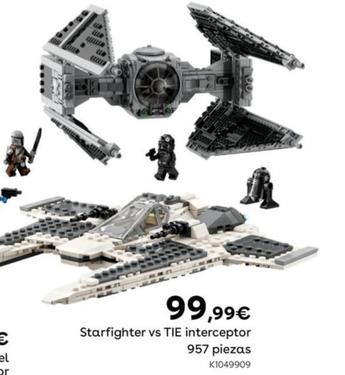Oferta de Lego - Starfighter Vs Tie Interceptor 957 Piezas por 99,99€ en ToysRus