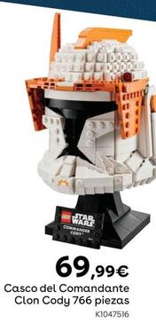 Oferta de Lego - Casco Del Comandante Clon Cody 766 Piezas por 69,99€ en ToysRus