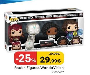 Oferta de Marvel - Pack 4 Figuras WandaVision  por 29,99€ en ToysRus