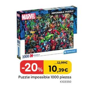 Oferta de Marvel - Puzzle Impossible 1000 Piezas por 10,39€ en ToysRus
