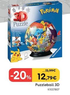 Oferta de Ravensburger - Puzzleball 3D  por 12,79€ en ToysRus