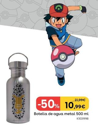 Oferta de  Botella De Agua Metal 500 ml por 10,99€ en ToysRus