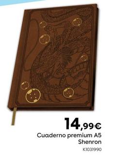 Oferta de Dragon Ball - Cuaderno Premium A5 Shenron por 14,99€ en ToysRus