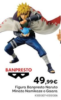 Oferta de Banpresto - Figura Naruto Minato Namikaze o Gaara por 49,99€ en ToysRus