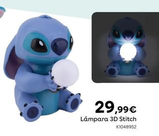 Oferta de Disney - Lampara 3D Stitch por 29,99€ en ToysRus