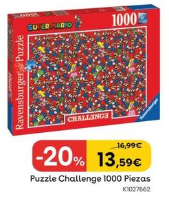 Oferta de Puzzle Challenge 1000 Piezas por 13,59€ en ToysRus