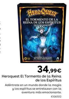Oferta de Heroquest El Tormento De La Reina De Los Espiritus por 34,99€ en ToysRus