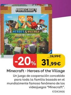 Oferta de Minecraft - Heroes of the Village por 31,99€ en ToysRus