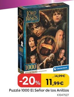 Oferta de Puzzle 1000 El Senor De Los Anillos  por 11,99€ en ToysRus