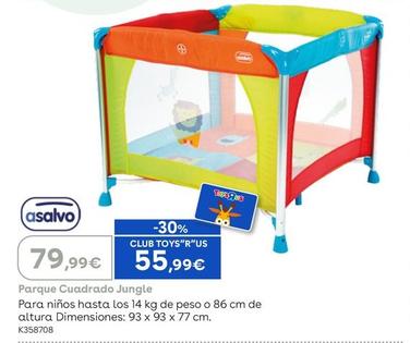 Oferta de Asalvo - Parque Cuadrado Jungle por 79,99€ en ToysRus