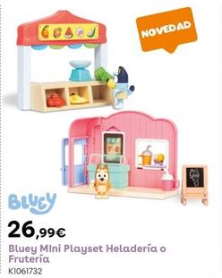 Oferta de Bluey - Mini Playset Heladería O Frutería por 26,99€ en ToysRus