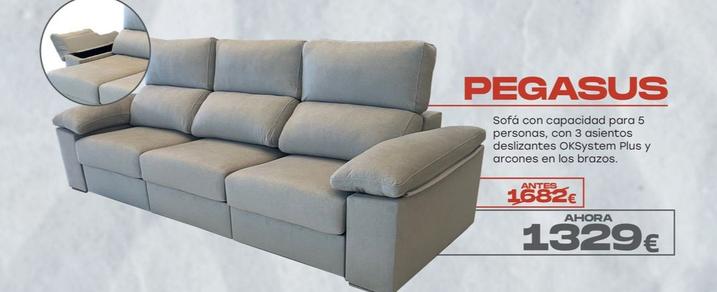 Oferta de Pegasus Sofa Con Capacidad Para 5 Personas por 1329€ en OKSofas