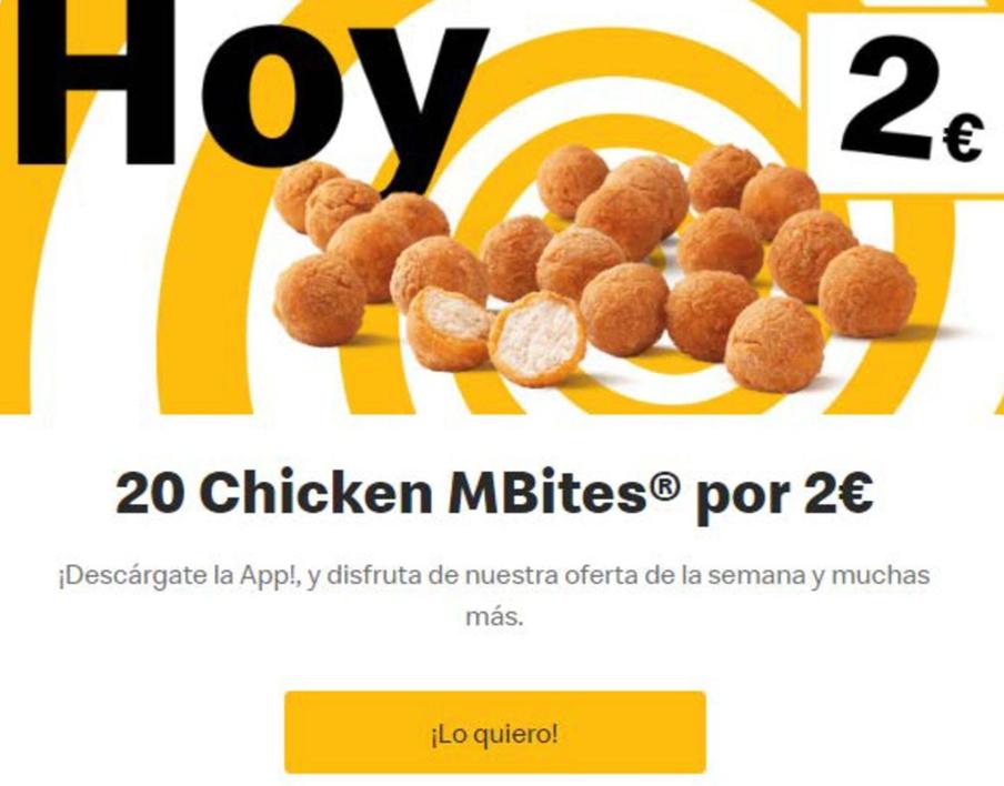 Oferta de Patatas fritas en McDonald's