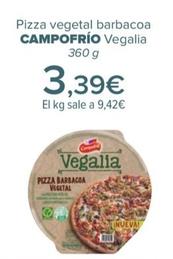 Oferta de Campofrío - Pizza vegetal barbacoa Vegalia por 3,39€ en Carrefour