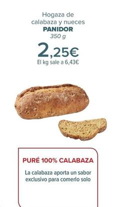 Oferta de Panidor - Hogaza de  calabaza y nueces   por 2,25€ en Carrefour