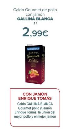 Oferta de Gallina Blanca - Caldo Gourmet De Pollo Con Jamón  por 2,99€ en Carrefour