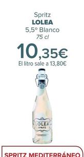 Oferta de LOLEA - Spritz 5,5º Blanco por 10,35€ en Carrefour