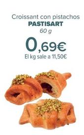 Oferta de Pastisart - Croissant con pistachos   por 0,69€ en Carrefour