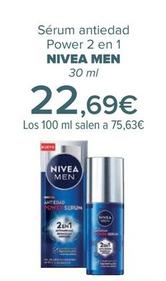 Oferta de NIVEA MEN - Sérum Antiedad Power 2 En 1   por 22,69€ en Carrefour