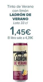 Oferta de LADRÓN DE VERANO - Tinto De Verano Con Limón por 1,45€ en Carrefour