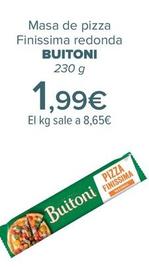 Oferta de Buitoni - Masa de pizza Finissima redonda  por 1,99€ en Carrefour