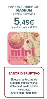 Oferta de Magnum - Helados Euphoria Mini  por 5,49€ en Carrefour
